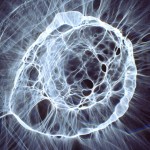 abstract photograph made of light