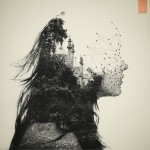 Vector Double-Exposure Profile Photo