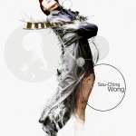 photomanipulated illustration of a woman with graphic elements