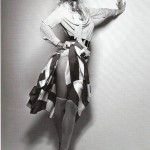 marloes horst dressed in retro 1970s look