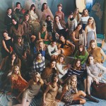 photograph of many women in the ford modelling agency