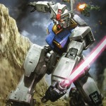 illustration of gundam with sword