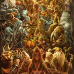 giant zelda digital painting
