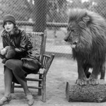 greta garbo and a lion