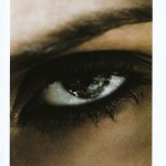 macro close up of woman's eye