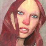 portrait of redheaded woman
