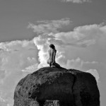 Top of the land - nude and landscape