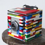 camera made of lego bricks