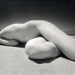 nude on beach by james fee, 1970