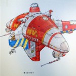 ship design by moebius for fifth element