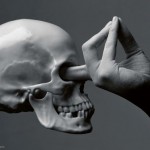 finger in skull