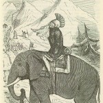Hannibal crossing the alps on an elephant - Comic History of Rome