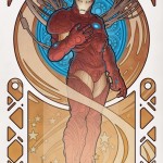 iron man art nouveau