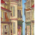illustration of french street