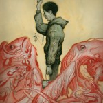 catch by joao ruas, with man holding lure for fish creatures