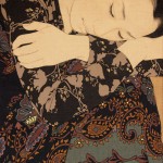 Japanese mineral pigment painting by Ikenaga Yasunari