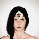 wonder woman art print by andre de freitas