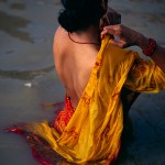 Bathing in the Ganges