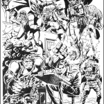 marvel comics artist page featuring hulk and nick fury by herb trimpe