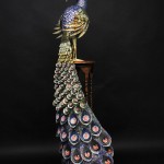 Peacock paper sculpture - The Makerie