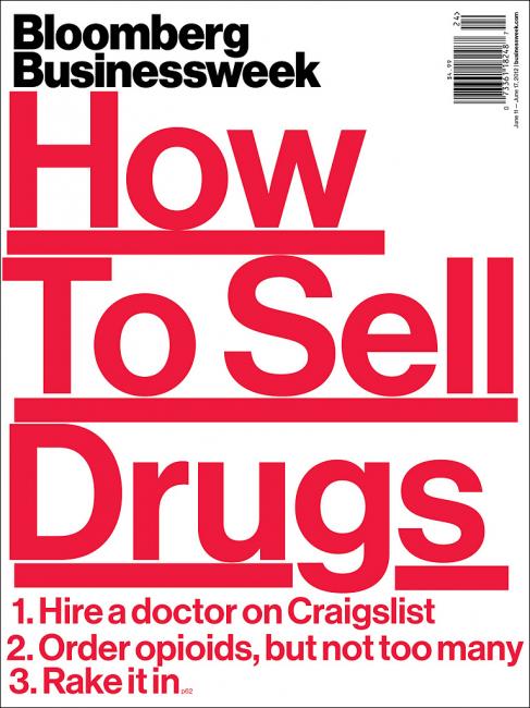 How to Sell Drugs -- cover of Bloomberg Businessweek