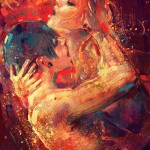 Digital painting - Be my Valentine by Marta de Andrés