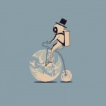 The classic lunar cycle Art Print by AGRIMONY // Aaron Thong | Society6