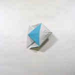 How to fold a simple origami fish in 30 seconds