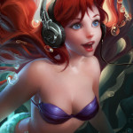 Ariel found Headphones by *sakimichan on deviantART