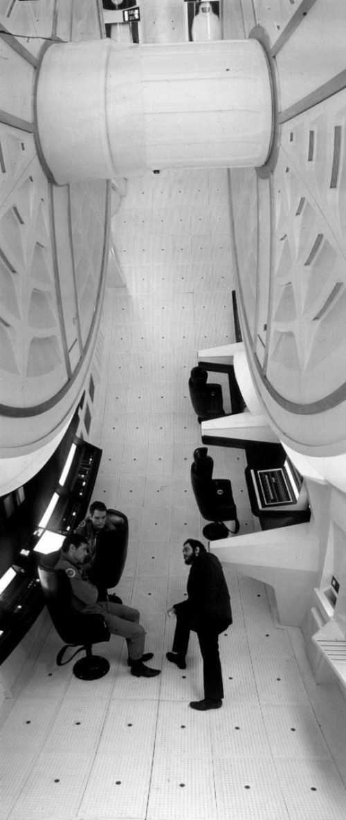 Black & white still from 2001 A Space Odyssey