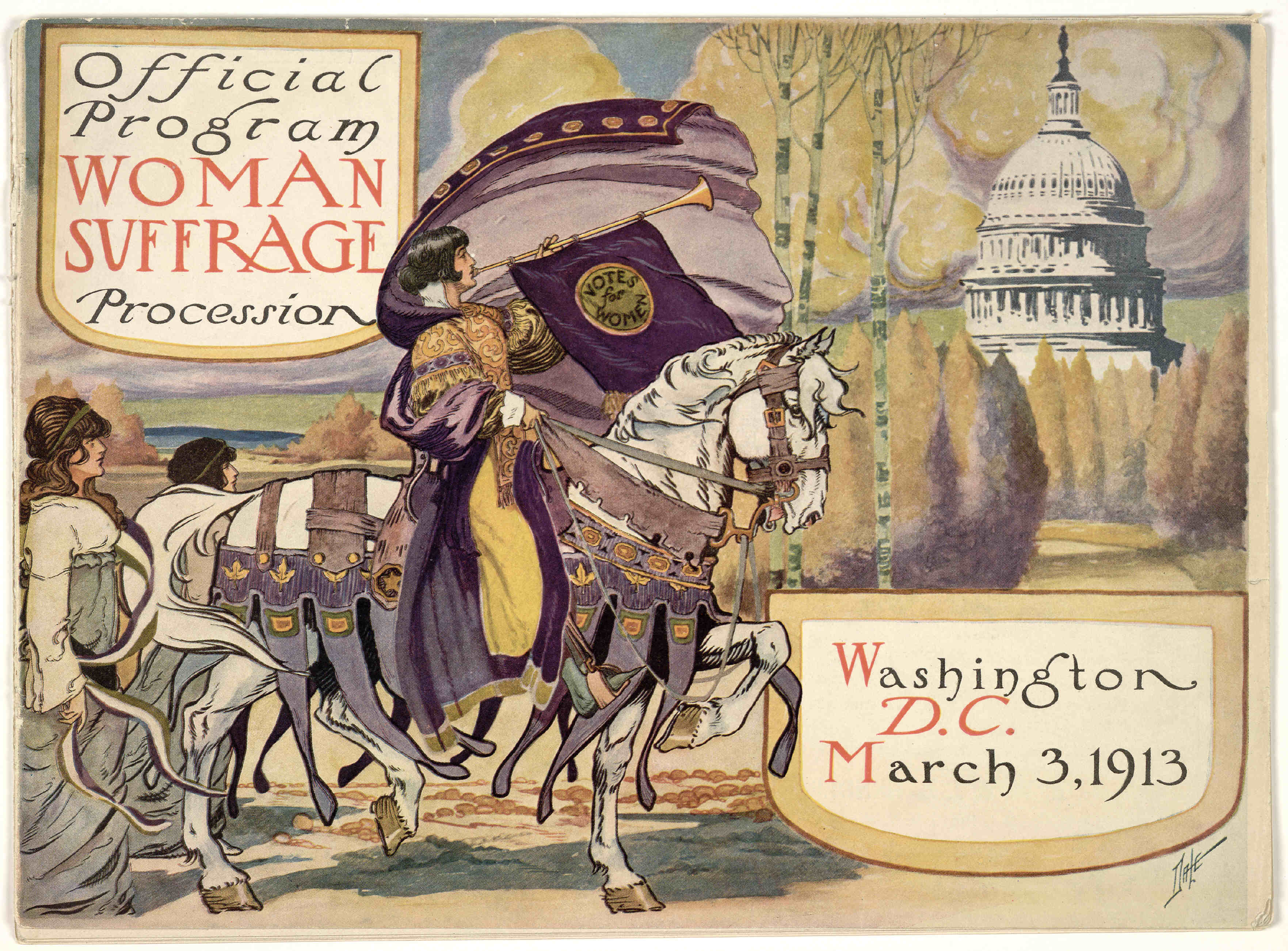 Woman suffrage procession