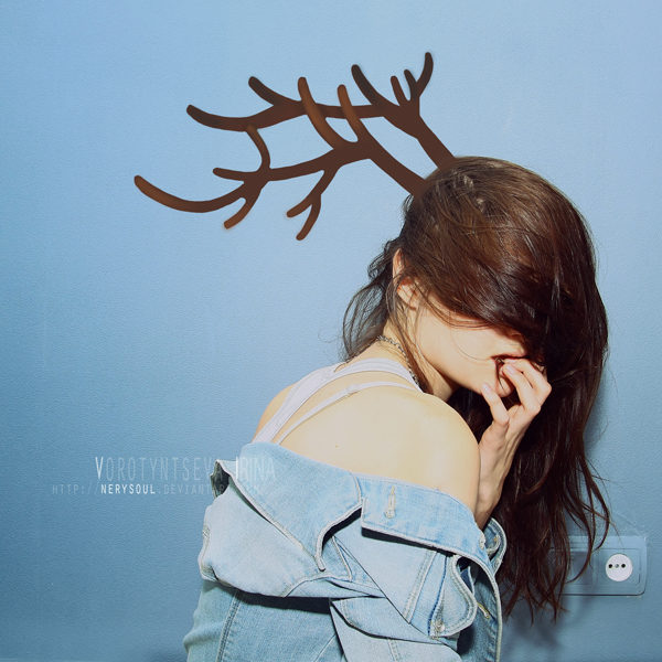 Nerysoul's Merry Christmas with antlers
