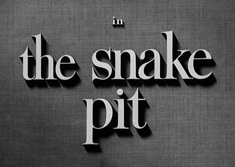 A Title Card Screen for the movie: The Snake Pit (1948)