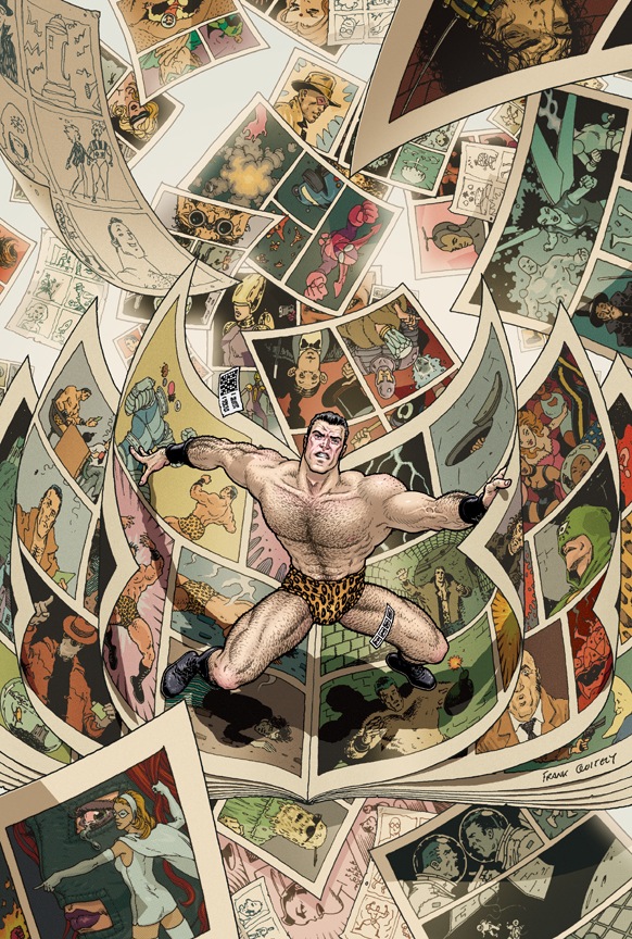 flex mentallo deluxe edition cover by frank quiteley
