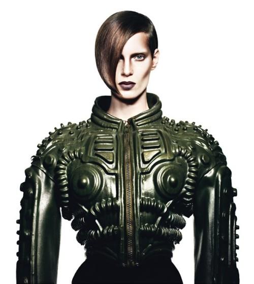 Iris Strubegger by Markus Pritzi - futuristic fashion
