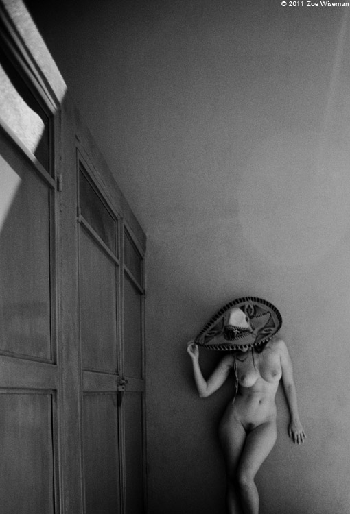 Naked mexican sombrero girl - Carlotta Champagne by Zoe Wiseman