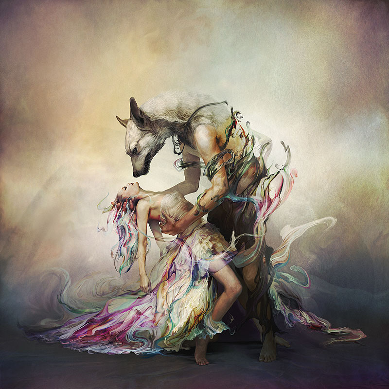surreal album cover art by Ryohei Hase