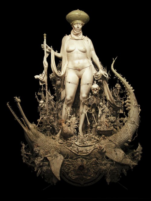 Triumph - assembled sculpture by Kris Kuksi