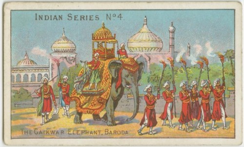 Gaikwar Elephant - Indian elephant drawing