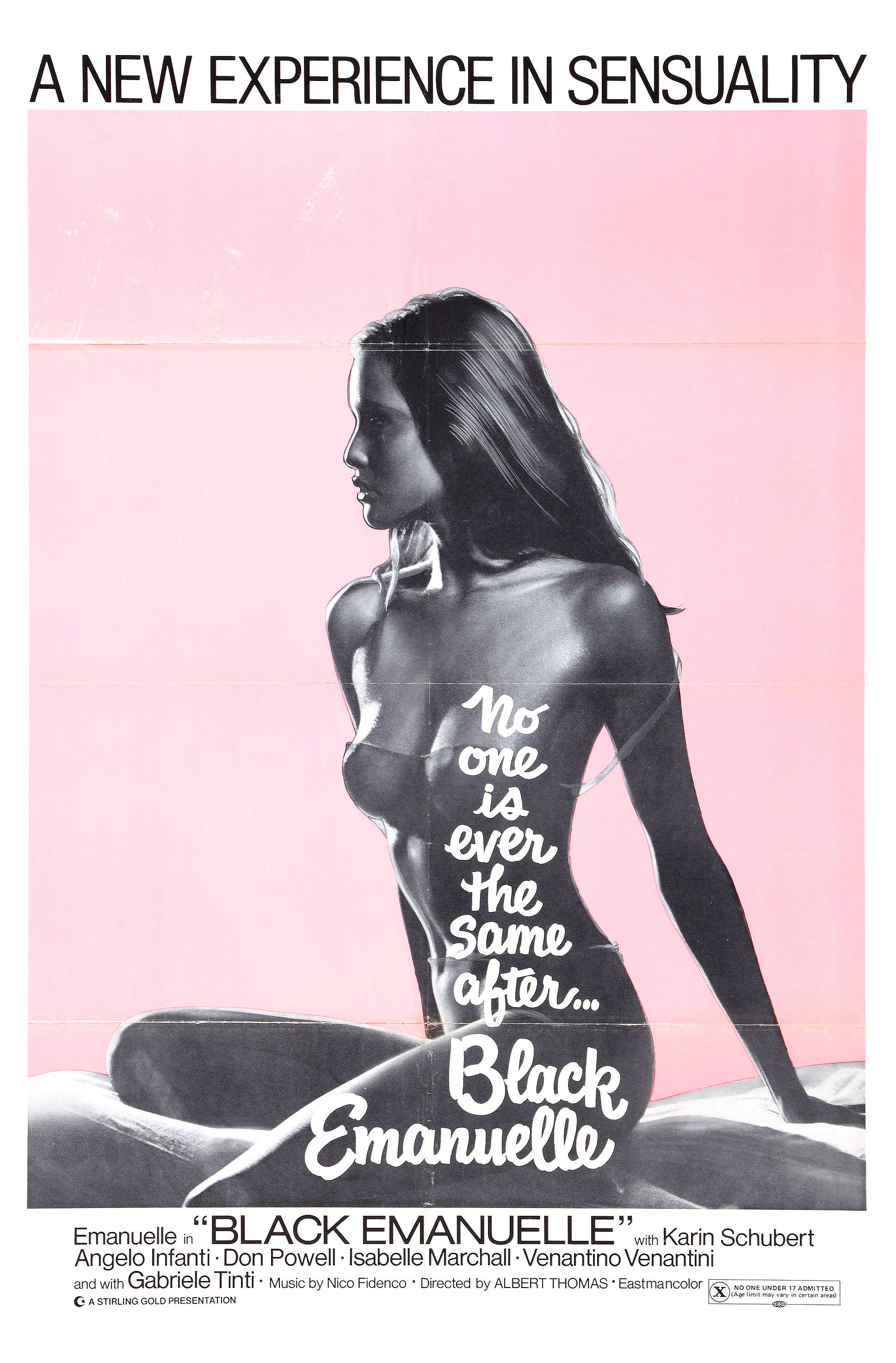 Laura Gemser nude - Poster for Black Emanuelle